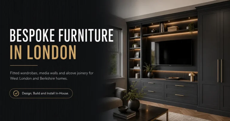 Bespoke furniture and fitted joinery in London by Raj Kitchen and Bedroom Ltd, serving Slough and Berkshire