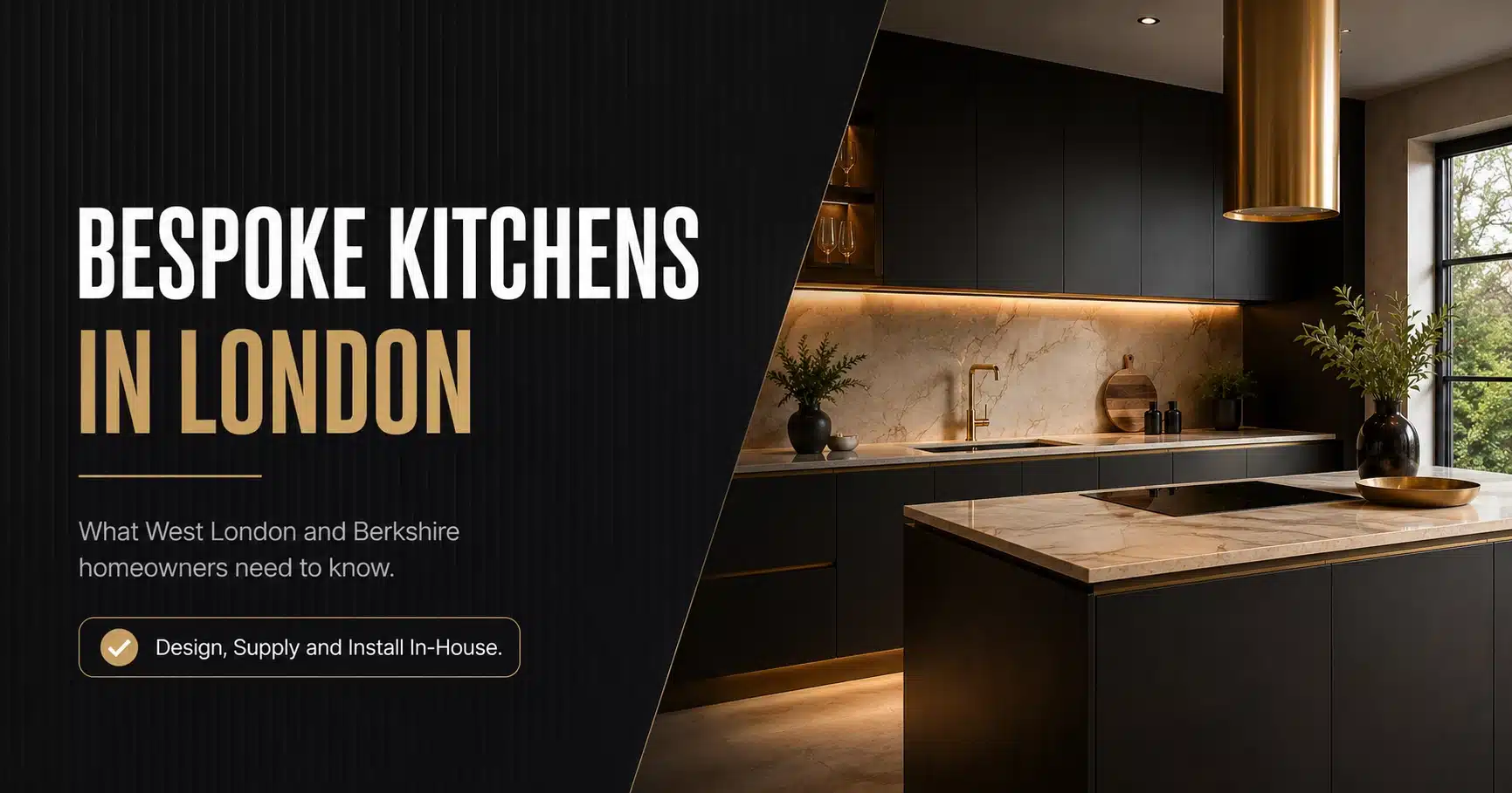 Bespoke kitchens in London designed and installed by Raj Kitchen and Bedroom Ltd, serving Slough and Berkshire