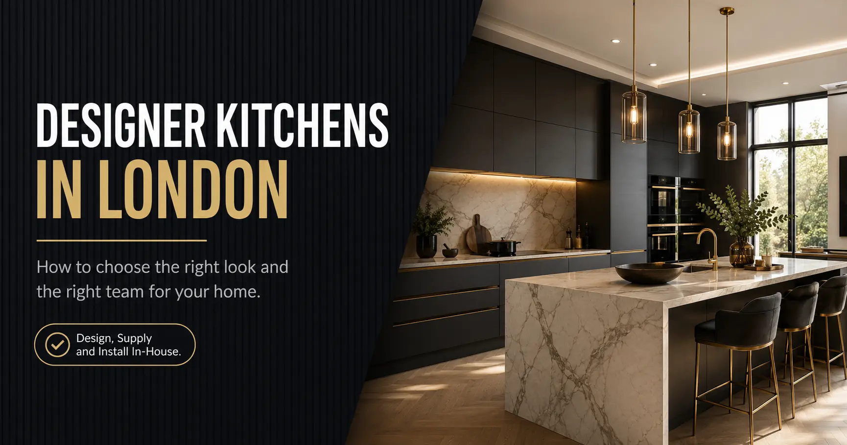 Designer kitchens in London designed and installed by Raj Kitchen and Bedroom Ltd, serving Slough and Berkshire