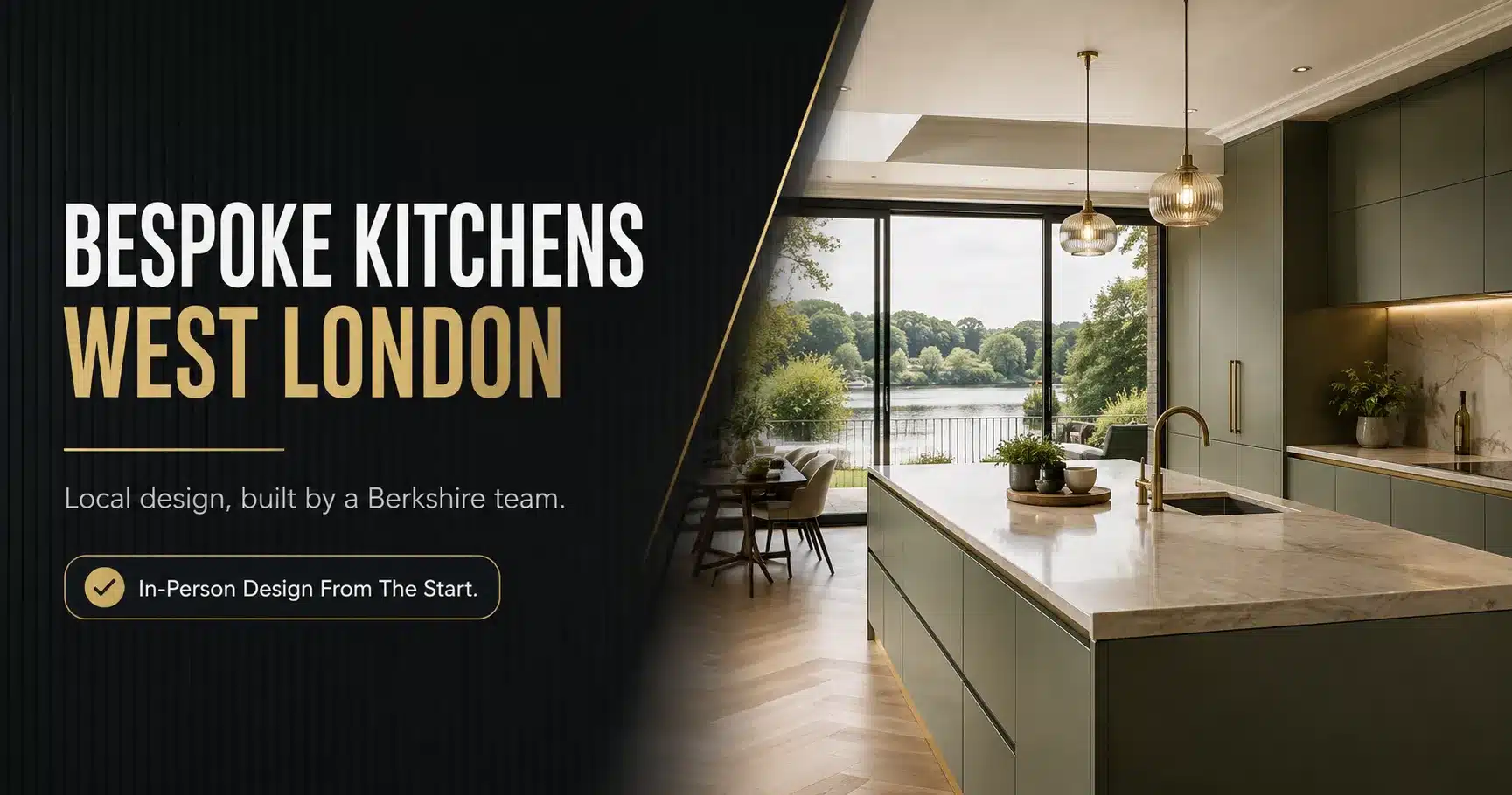 Bespoke kitchens in West London designed and installed by Raj Kitchen and Bedroom Ltd