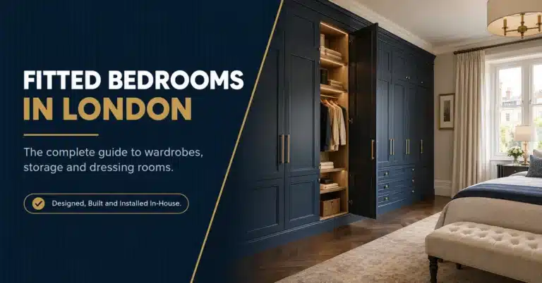 Fitted bedrooms in London designed and installed by Raj Kitchen and Bedroom Ltd