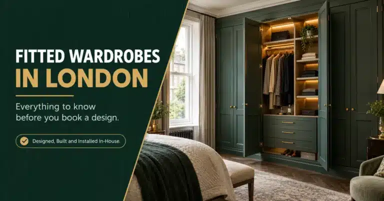 Fitted wardrobes in London designed and installed by Raj Kitchen and Bedroom Ltd