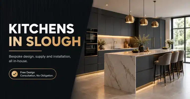 Bespoke kitchens Slough designed and installed by Raj Kitchen and Bedroom Ltd
