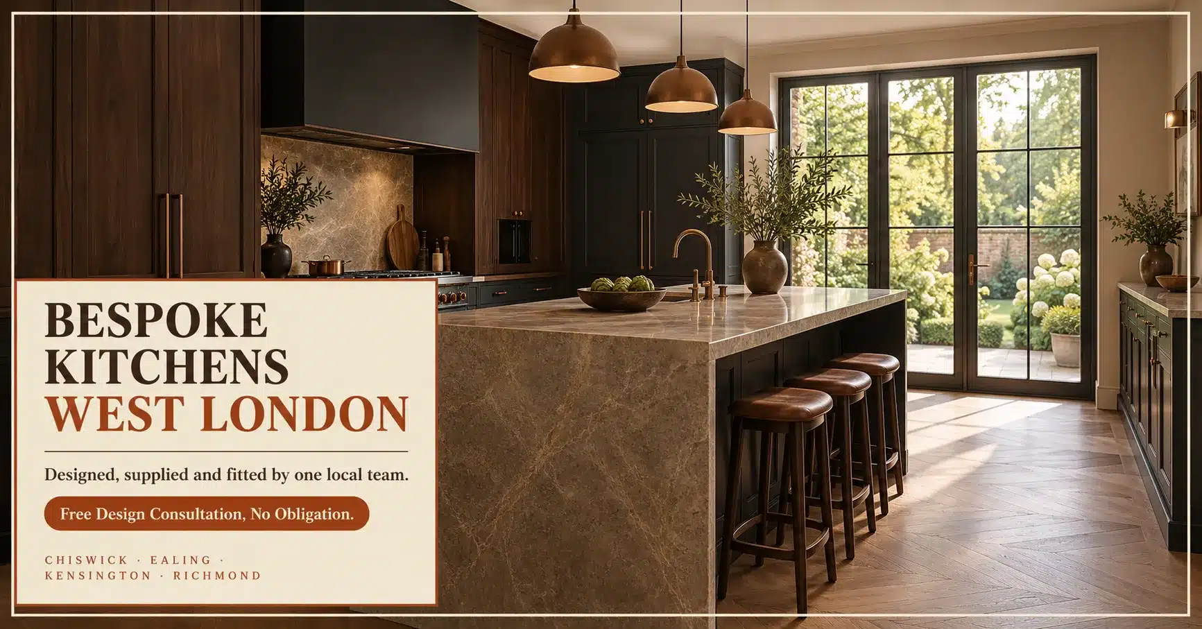 Bespoke Kitchens West London designed, supplied and fitted by Raj Kitchen and Bedroom Ltd