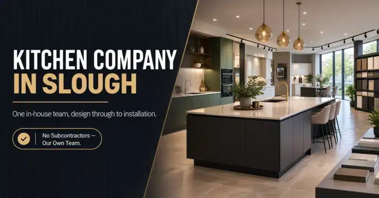 Kitchen company Slough — showroom and in-house team at Raj Kitchen and Bedroom Ltd